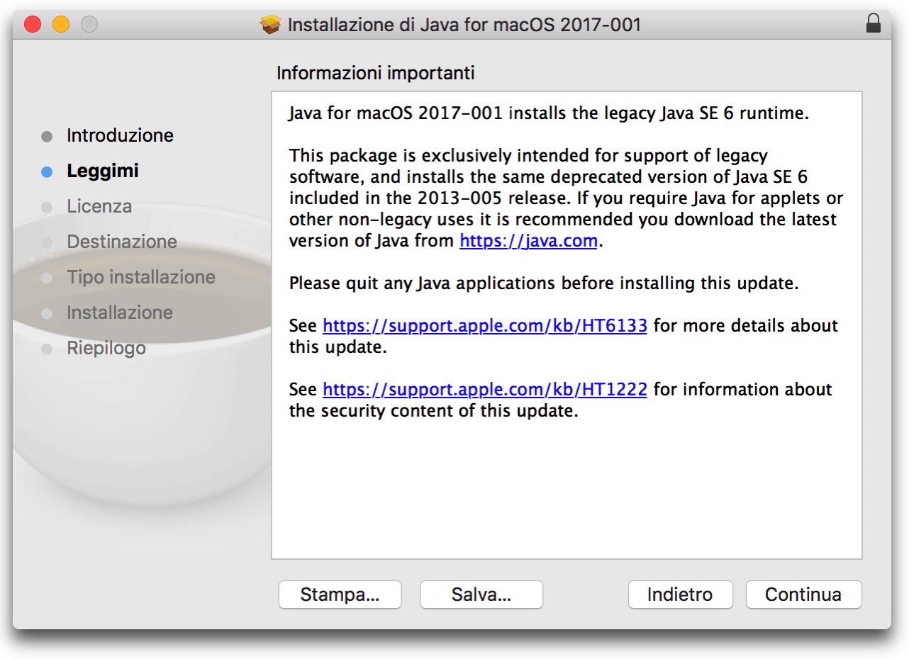 Legacy java se 6 runtime for mac high sierra installer