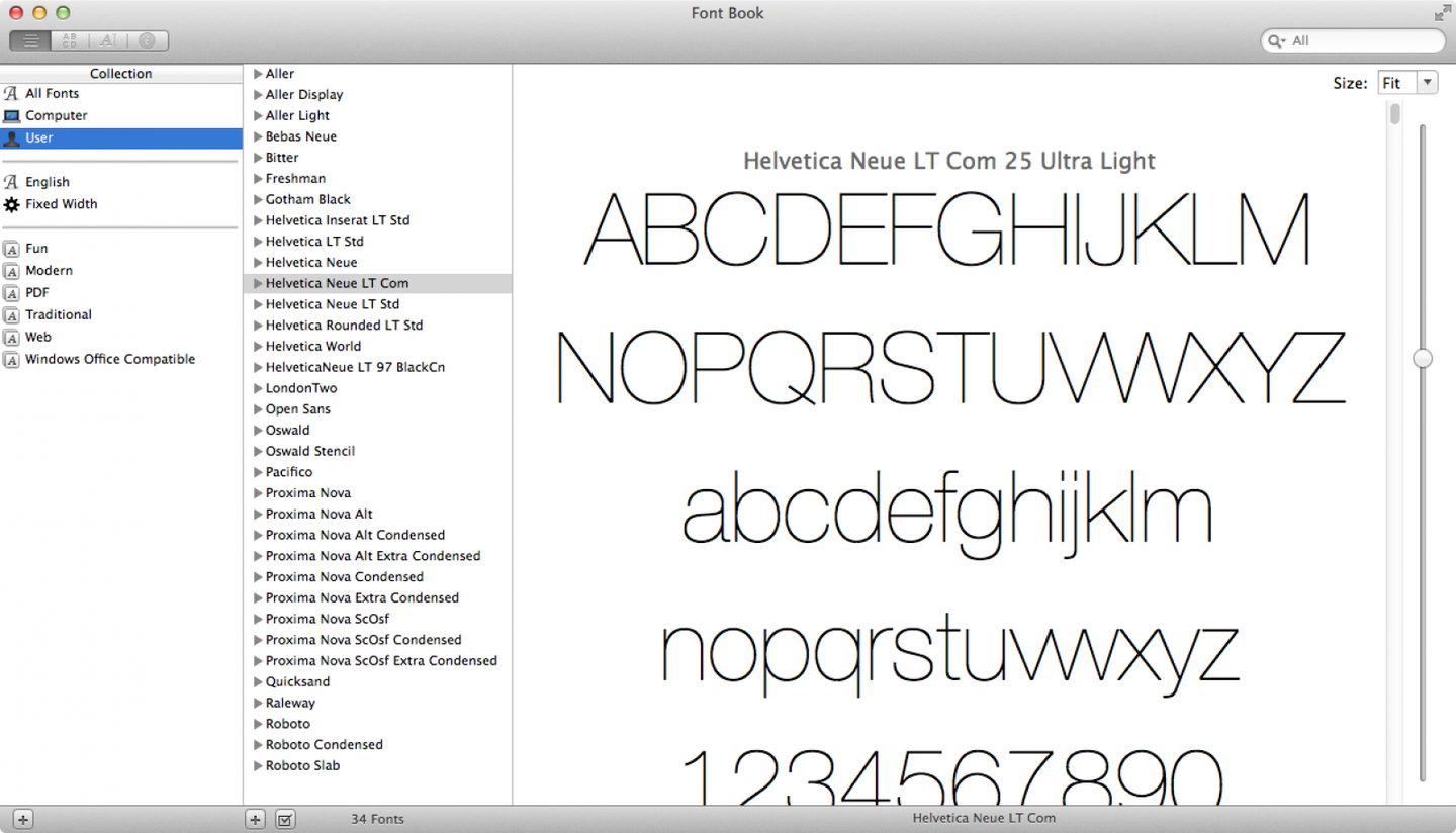 the best mac fonts